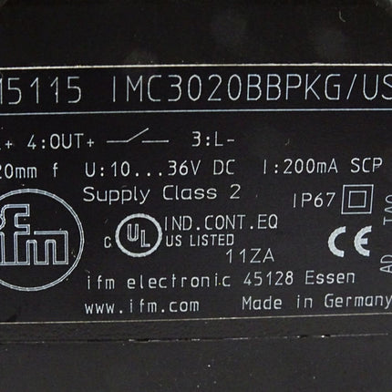 Ifm electronic IM5115 IMC3020BBPKG/US Induktiver Sensor