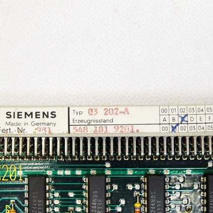 Siemens Platine 03202-A 5481819201.01