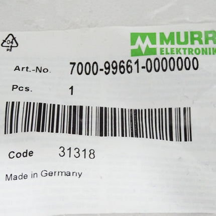 Murr Elektronik 7000-99661-0000000 Schutzdeckel Push Pull Power / Neu OVP