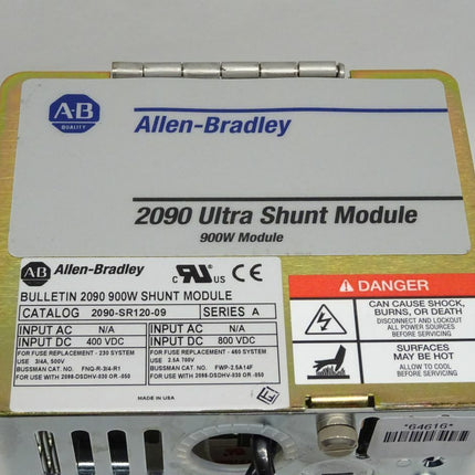 ALLEN-BRADLEY 2090-SR120-09 ULTRA SHUNT MODULE 900W