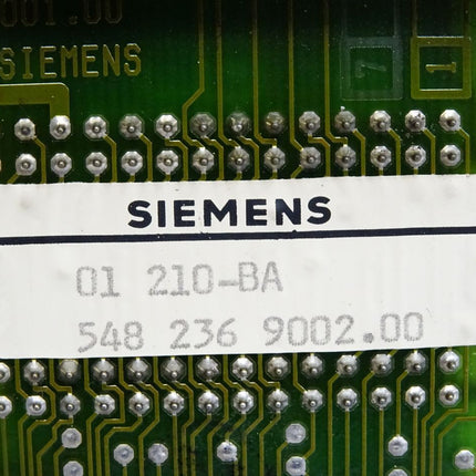 Siemens 01210-BA 5482369002.00 Memory Submodule