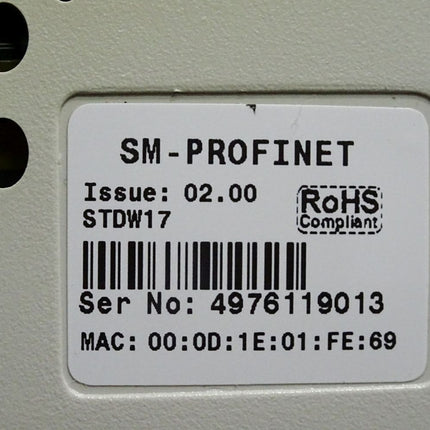 Emerson Control Techniques Unidrive SP SP1401 + SM-Applications Plus STDW12 + SM-Profinet STDW17 + Schaffner FS6008-10-07