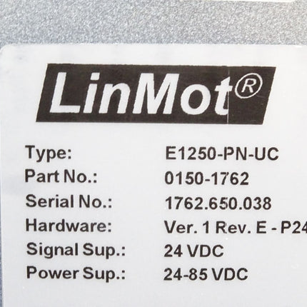 LinMot E1250-PN-UC 0150-1762 Servo Drives