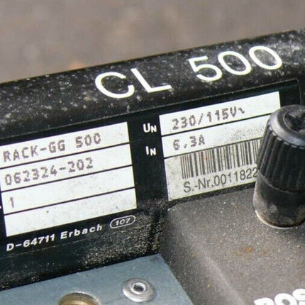 Bosch Rack-GG 500 / 062324-202 // CL500 - GG500 ohne Lüfter