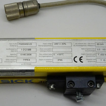 Sick FGSS450-23 elektronische Lichtschranke SENDER 1012588 / 24V / 30-FGS