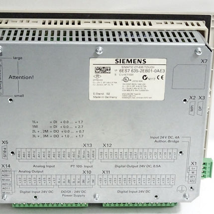 Siemens C7 Panel C7-635 Touch 6ES7635-2EB01-0AE3 6ES7 635-2EB01-0AE3