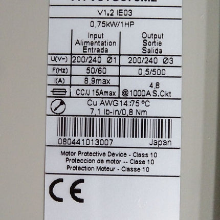 Telemecanique Schneider ATV31C075M2 0.75kW Frequenzumrichter