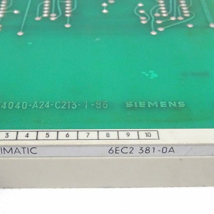 Siemens 6EC2381-0A Simatic Platine 6EC2 381-0A