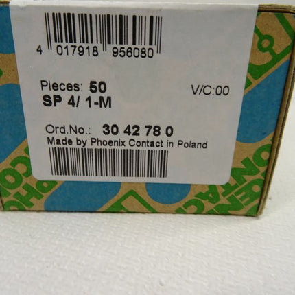 Phoenix Contact SP 4/1-M 50stk. Stecker Steckelement 3042780 neu-OVP