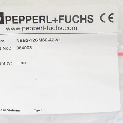 Pepperl+Fuchs NBB2-12GM60-A2-V1 / 084003 / Neu OVP