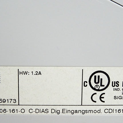 Sigmatek CDI161 12-006-161-O C-DIAS Digitales Eingangsmodul HW:1.2A