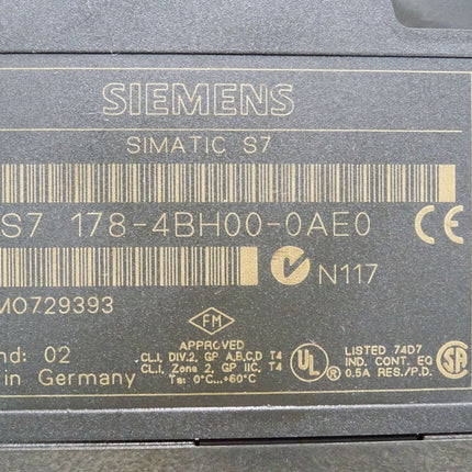 Siemens IM178-4 6ES7178-4BH00-0AE0 6ES7 178-4BH00-0AE0