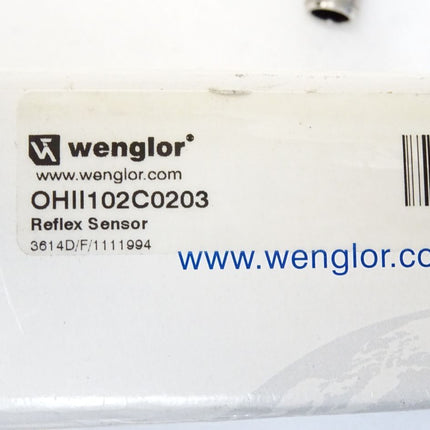 Wenglor OHII102C0203 Reflex Sensor / Neu OVP