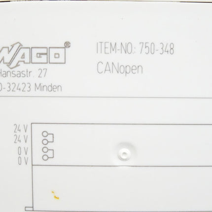 Wago 750-348 Feldbuskoppler CANopen