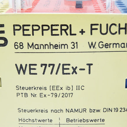 Pepperl+Fuchs WE77/Ex-T Steuerkreis