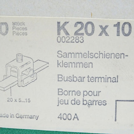 Klöckner Moeller K20 002283 Sammelschienen-klemmen / Inhalt : 10 Stück / Neu OVP