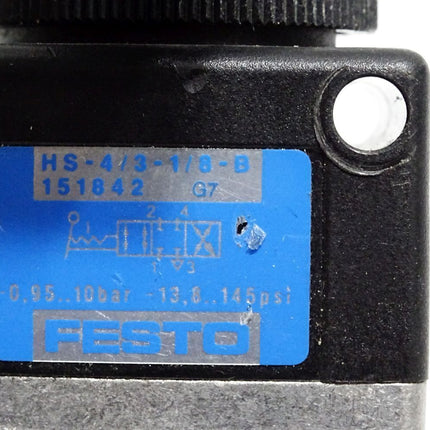 Festo 151842 Steuerschieber HS-4/3-1/8-B