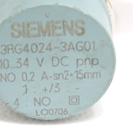 Siemens 3RG4024-3AG01 Induktiver Sensor / Unbenutzt