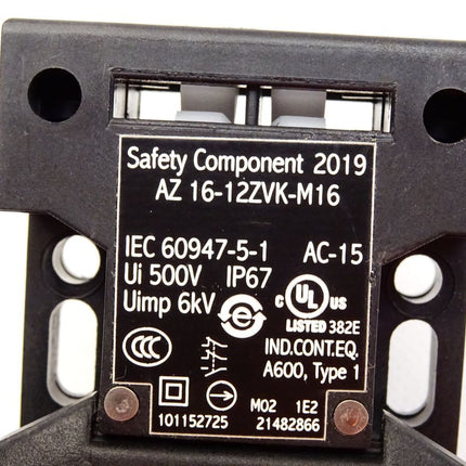 Schmersal 101152725 AZ16-12ZVK-M16 Sicherheitsschalter mit getrenntem Betätiger  Neu