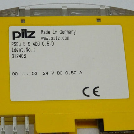 Pilz PSSu E S 4DO 0,5-D Elektronikmodul // E/A-Modul 312406