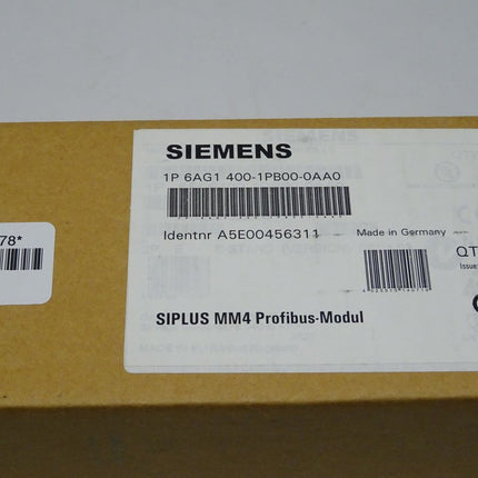 Siemens 6AG1400-1PB00-0AA0 SIPLUS MM4Profibusmodul 6AG1 400-1PB00-0AA0 für 6SE6400-1PB00-0AA0 NEU-OVP