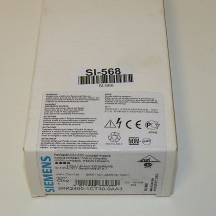 Neu OVP Siemens 3RK2400-1CT30-0AA3 Konpaktmodul K20 3RK2 400-1CT30-0AA3