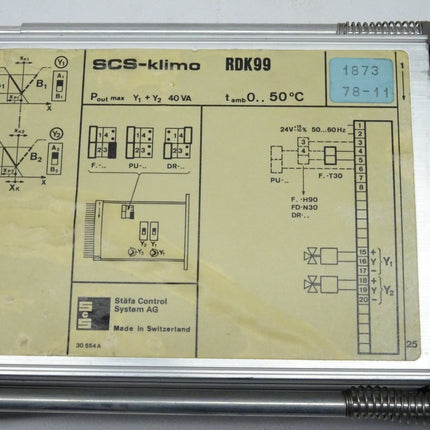 STÄFA CONTROL SYSTEM AG / RDK99  SCS-Klimo Control Board