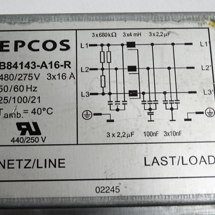 Epcos B84143-A16-R Netzfilter