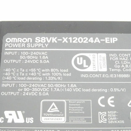 Omron S8VK-X12024A-EIP Powesupply - Neu OVP