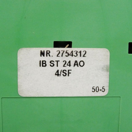 Phoenix Contact 2754312  IB ST 24 AO 4/SF I/O-Modul