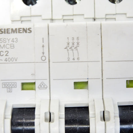 Siemens 5SY4302-7 5SY43 MCB C2 Leitungsschutzschalter