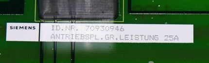 SIEMENS ID-Nr.: 70930946 Board G33928-T2578-C002-C0-0036