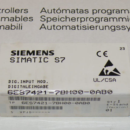 NEU - versiegelt Siemens Simatic S7 6ES7421-7BH00-0AB0 / 6ES7 421-7BH00-0AB0