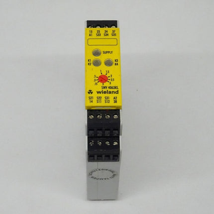 Wieland SNV 4063KL-A Safety Relay A-03 R1188.0620.0 Sicherheitsrelais