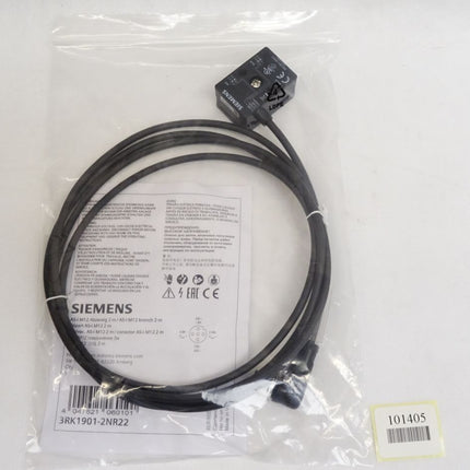 Siemens 3RK1901-2NR22 AS-Interface M12 Abzweig 2m Kabel / Neu OVP