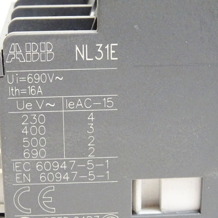 ABB NL31E 16A 690VAC Hilfsschütz / Neu