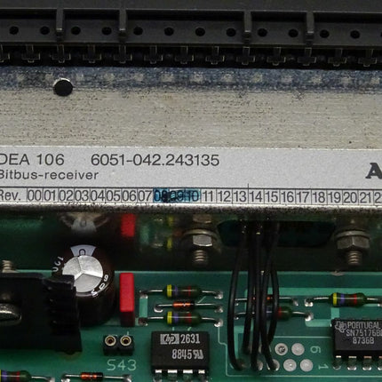 AEG DEA106 6051-042.243135 / 6051-042.243 135 / Rev10 / Bitbus receiver