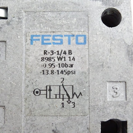 Festo 8985 Rollenhebelventil R-3-1/4-B / Neu