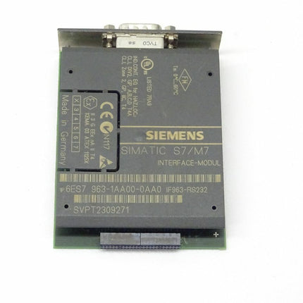 Siemens Simatic S7 6ES7963-1AA00-0AA0 / 6ES7 963-1AA00-0AA0