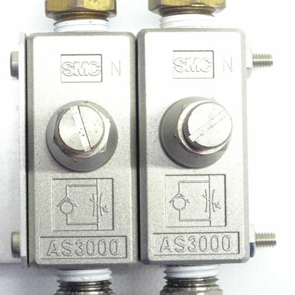 SMC AS3000 2x AKH09B Drosselrückschlag