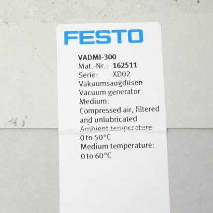 Festo VADMI-300 Vakuummodul Nr. 162511 - XD02 - NEU-OVP