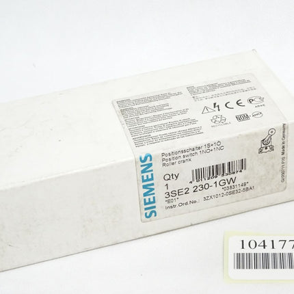 Siemens 3SE2230-1GW Positionsschalter / Neu OVP