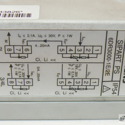 Siemens 6DR3000-1E/2E SIPART PS 6DR3 000-1E/2E