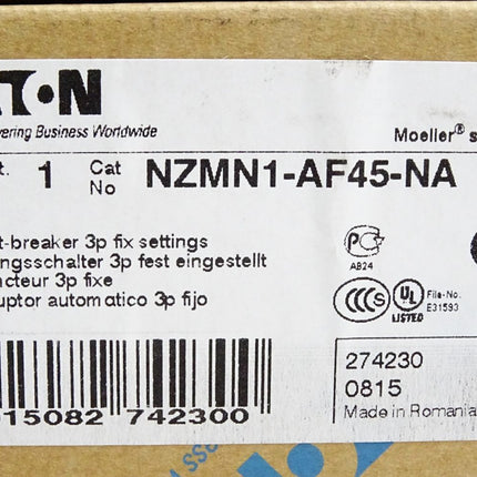 Eaton Leistungsschalter NZMN1-AF45-NA / Neu OVP