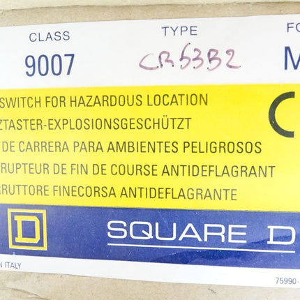 Square D Limit switch 9007 CR53B2 / Neu OVP