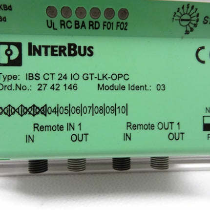 Phoenix Contact InterBus 2742146 / IBS CT 24 IO GT-LK-OPC / 2742146