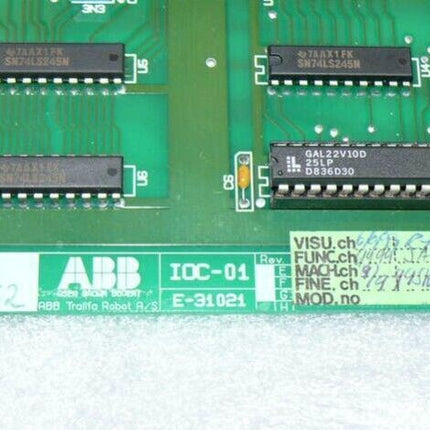 ABB IOC-01 E-31021, E031021 ,3E031021, E31021 I/O Card Rev. C