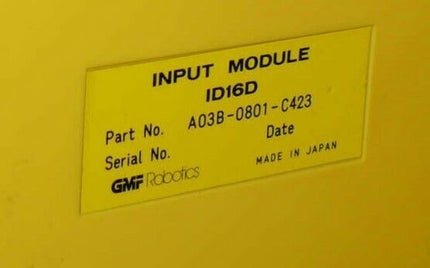 FANUC A03B-0801-C423 / A03B0801C423  Output Module ID16D / DC24V