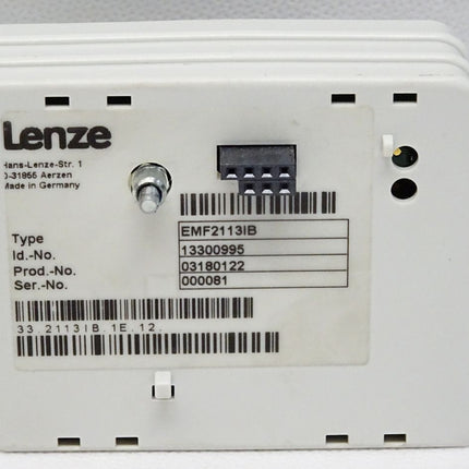 Lenze EMF2113IB 13300995 33.2113IB.1E.12 Interbus Fieldbus Modul