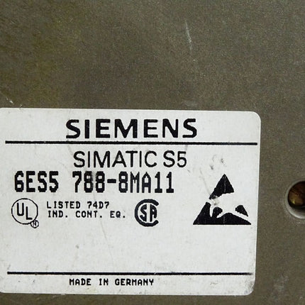 Siemens Simulation Unit 788 6ES5788-8MA11 6ES5 788-8MA11